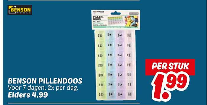 BENSON PILLENDOOS