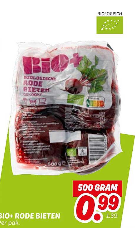 BIO+ Rode Bieten