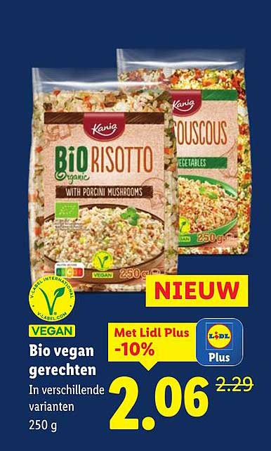 Bio vegan gerechten