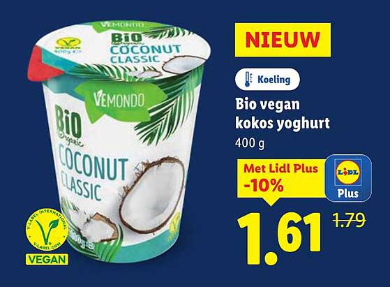 Bio vegan kokos yoghurt