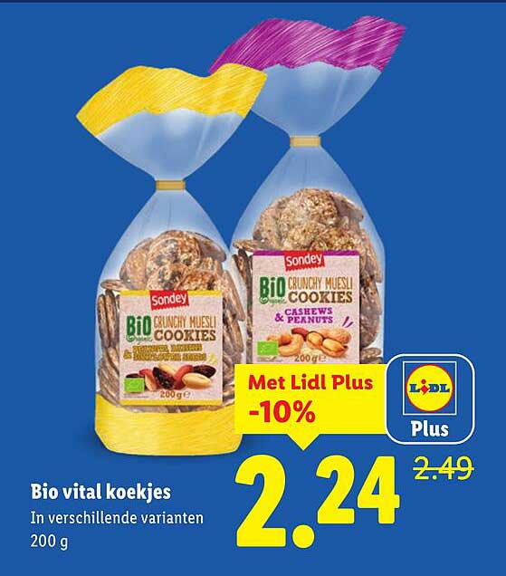 Bio vital koekjes