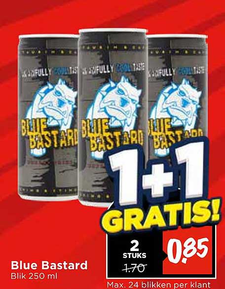 Blue Bastard Blik 250 ml