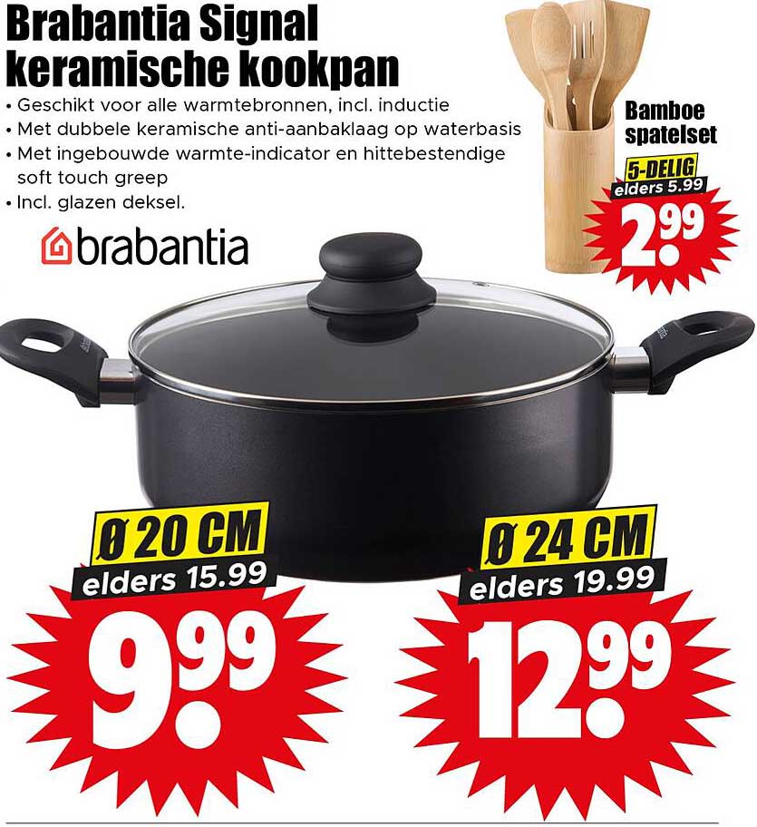 Brabantia Signal keramische kookpan