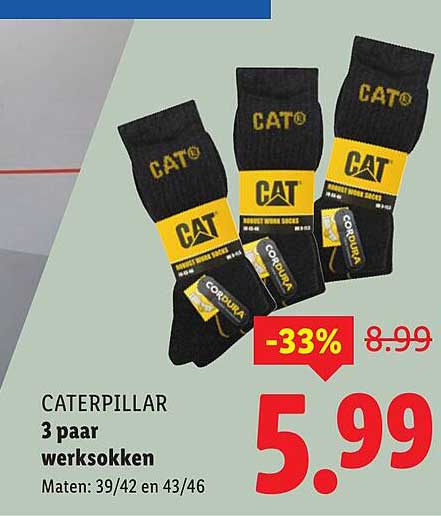 CATERPILLAR 3 paar werksokken