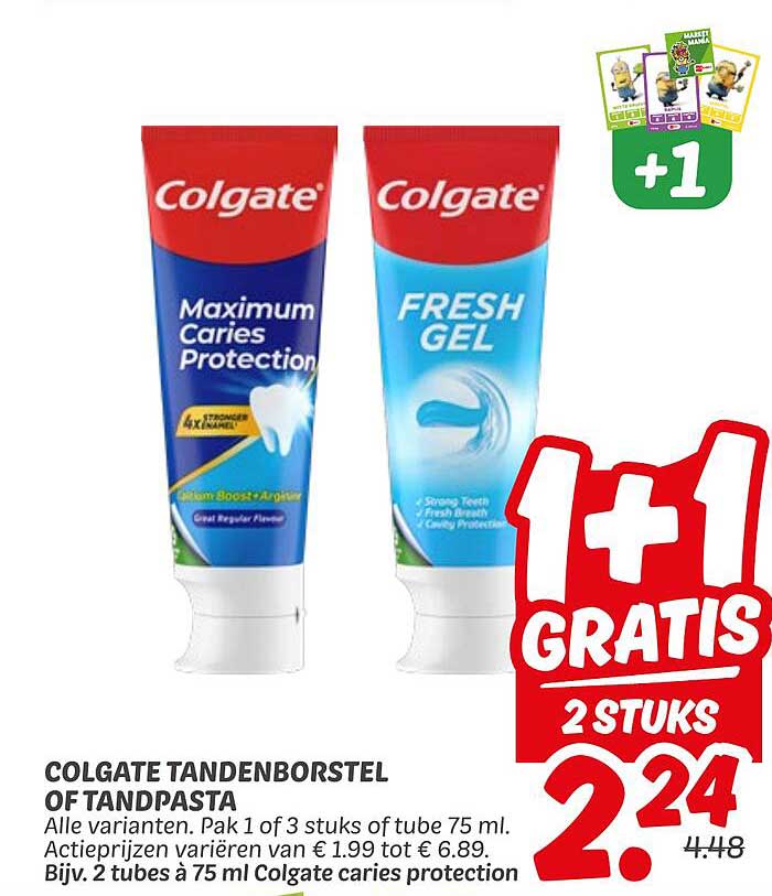 COLGATE TANDENBORSTEL OF TANDPASTA