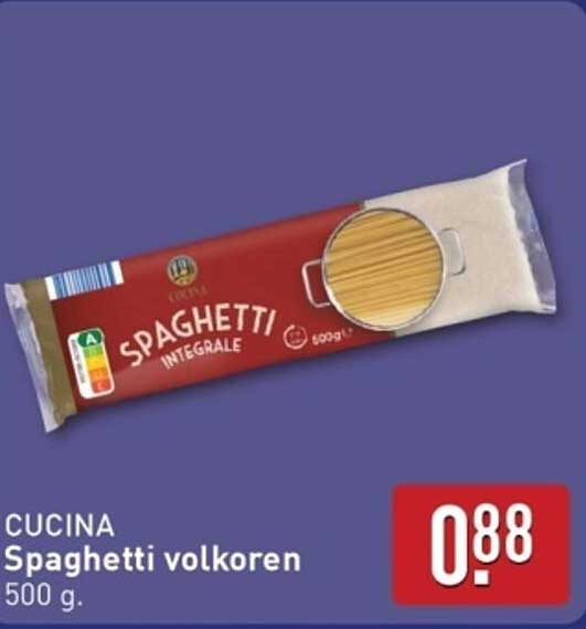 Cucina Spaghetti volkoren 500 g.