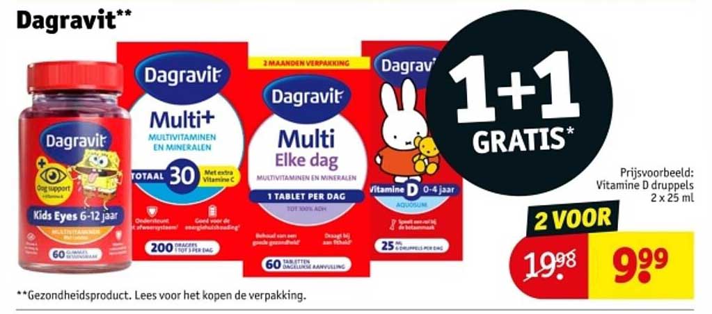 Dagavit 1+1 GRATIS