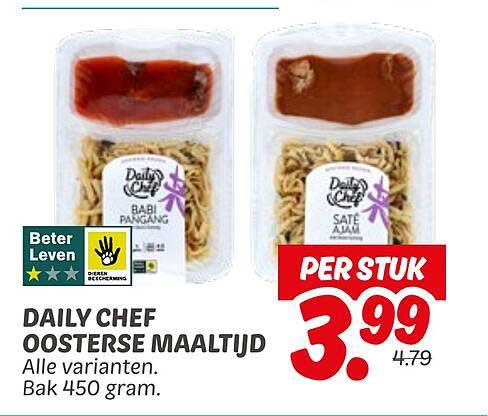 DAILY CHEF OOSTERSE MAALTIJD