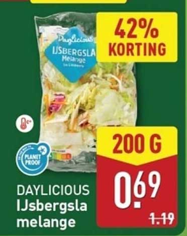 DAYLICIOUS IJsbergsla melange
