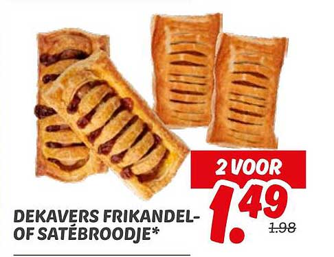 DEKAVERS FRIKANDEL- OF SATÉBROODJE*