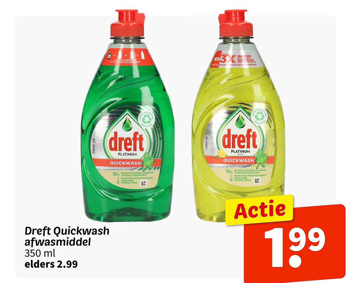 Dreft Quickwash afwasmiddel 350 ml