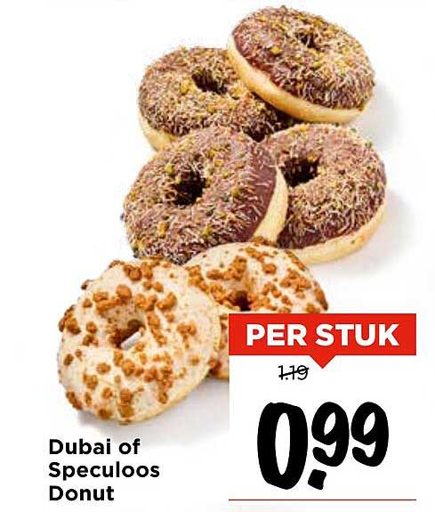 Dubai of Speculoos Donut