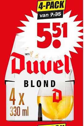 Duvel Blond 4-Pack