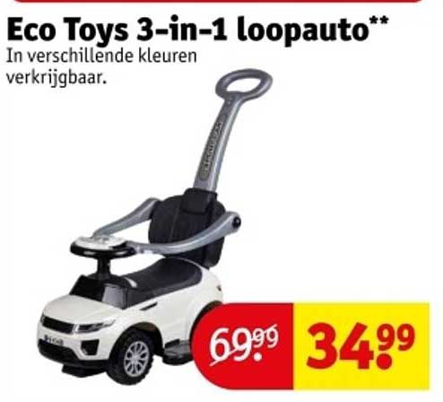 Eco Toys 3-in-1 loopauto**