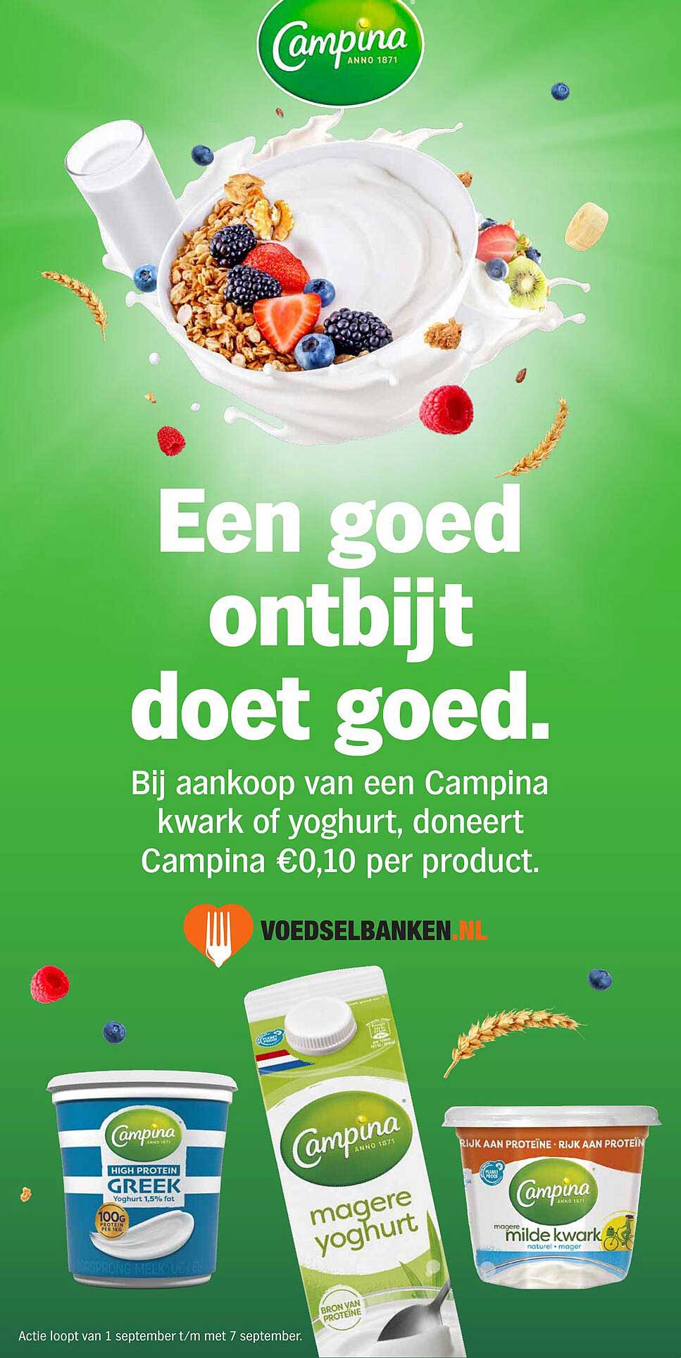 Een goed ontbijt doet goed.