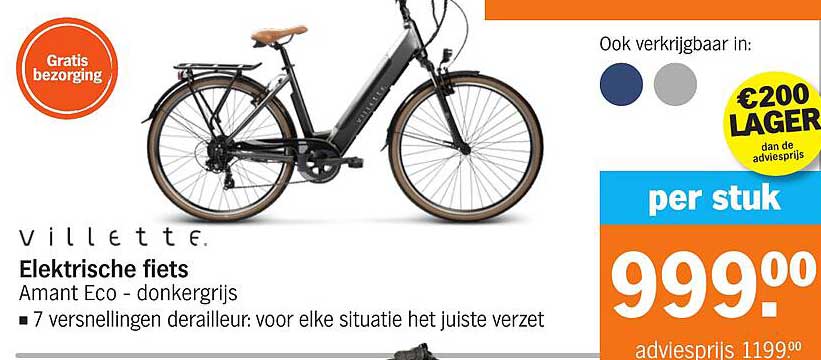 Elektrische fiets Amant Eco - donkergrijs