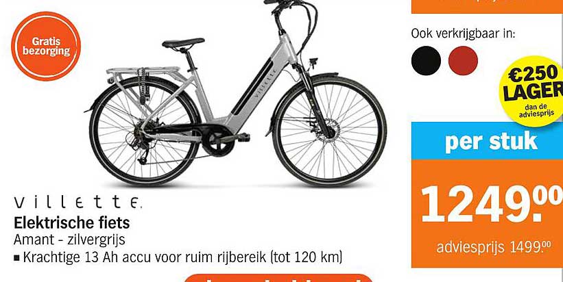 Elektrische fiets Amant - zilvergrijs