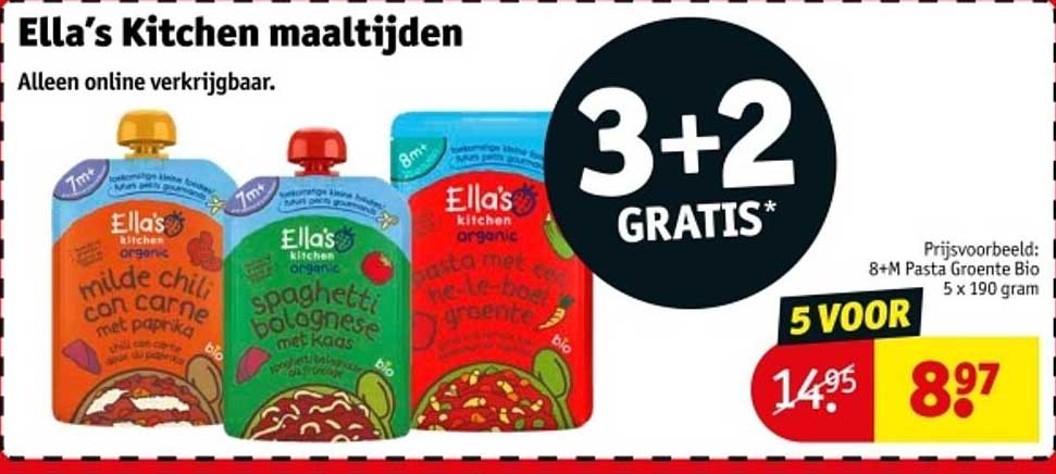 Ella’s Kitchen maaltijden