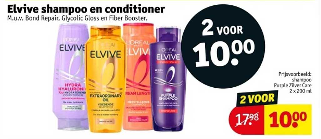 Elvive shampoo en conditioner