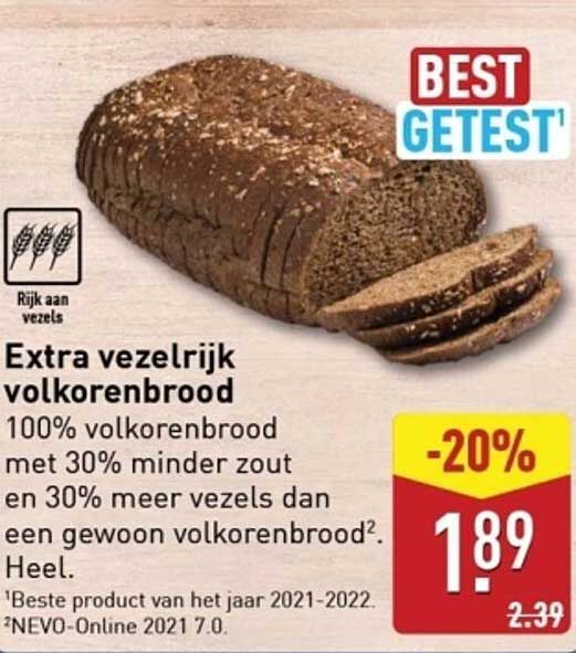 Extra vezelrijk volkorenbrood