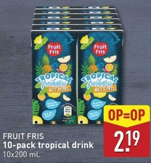 FRUIT FRIS 10-pack tropical drink