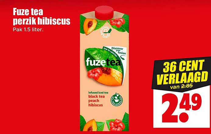 Fuze tea perzik hibiscus