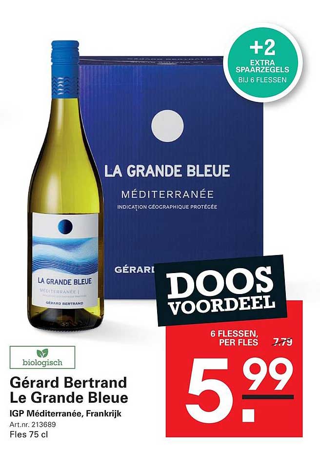 Gérard Bertrand Le Grande Bleue IGP Méditerranée, Frankrijk
