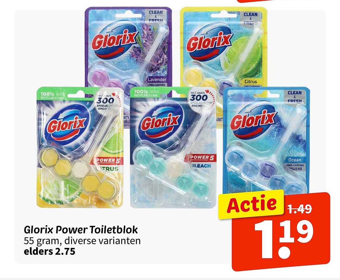 Glorix Power Toiletblok