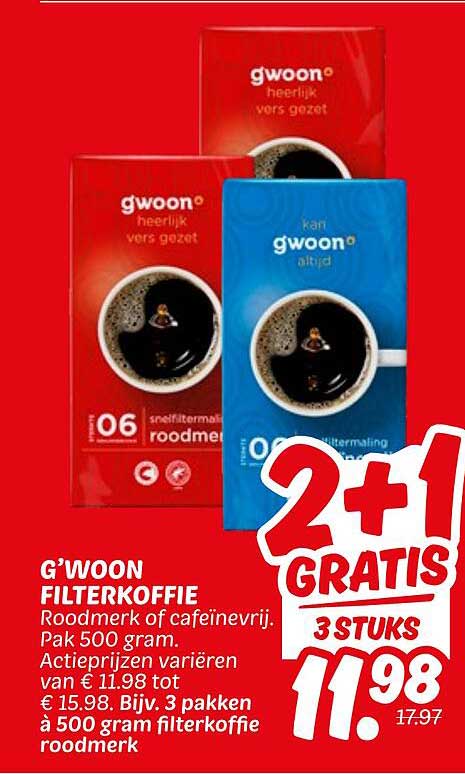 G'woon Filterkoffie