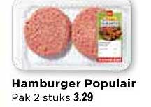 Hamburger Populair Pak 2 stuks