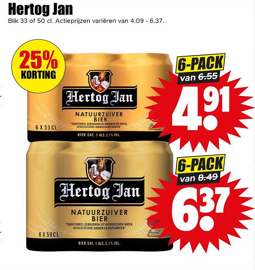 Hertog Jan Natuurzuiver Bier 6-Pack