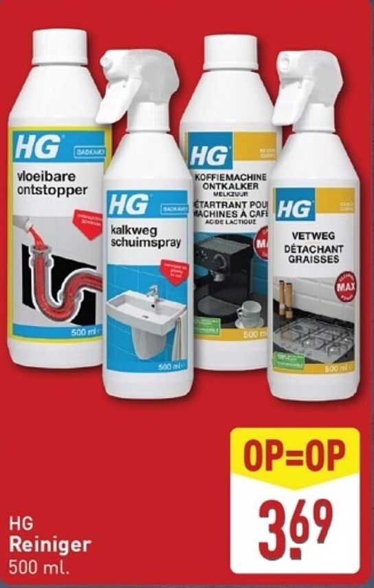 HG Reiniger 500 ml.