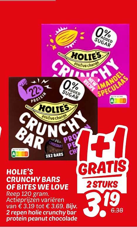 HOLIE’S CRUNCHY BARS OF BITES WE LOVE