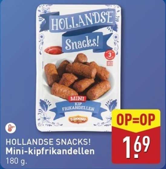 HOLLANDSE SNACKS! Mini-kipfrikandellen