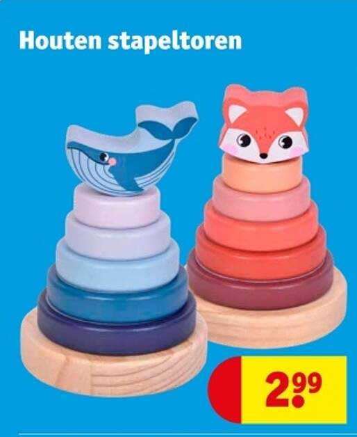 Houten stapeltoren