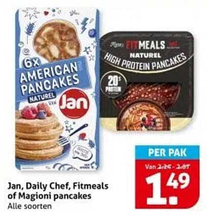 Jan, Daily Chef, Fitmeals of Magioni pancakes