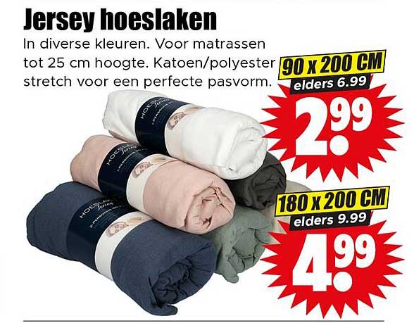 Jersey hoeslaken