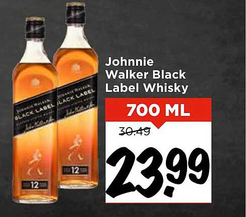 Johnnie Walker Black Label Whisky 700 ML
