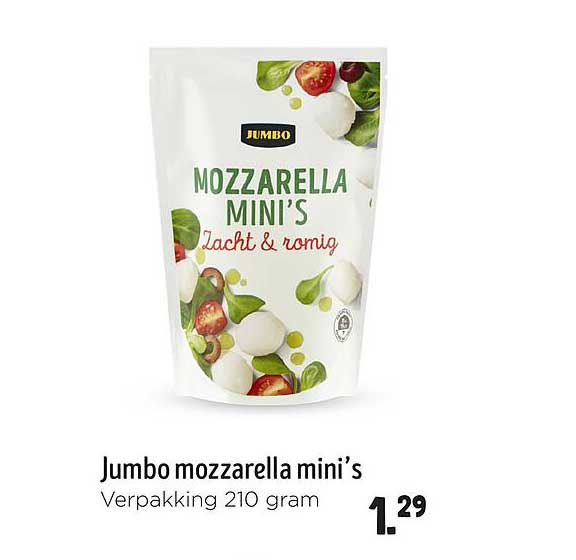 Jumbo mozzarella mini’s