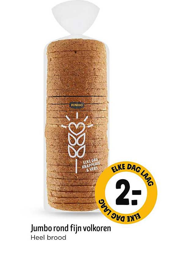 Jumbo rond fijn volkoren