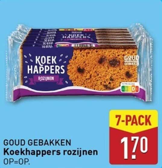 Koekhappers rozijnen 7-pack