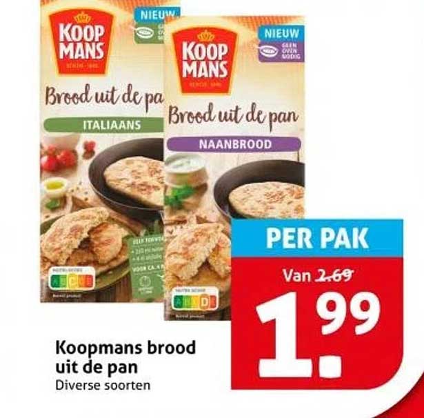 Koopmans brood uit de pan