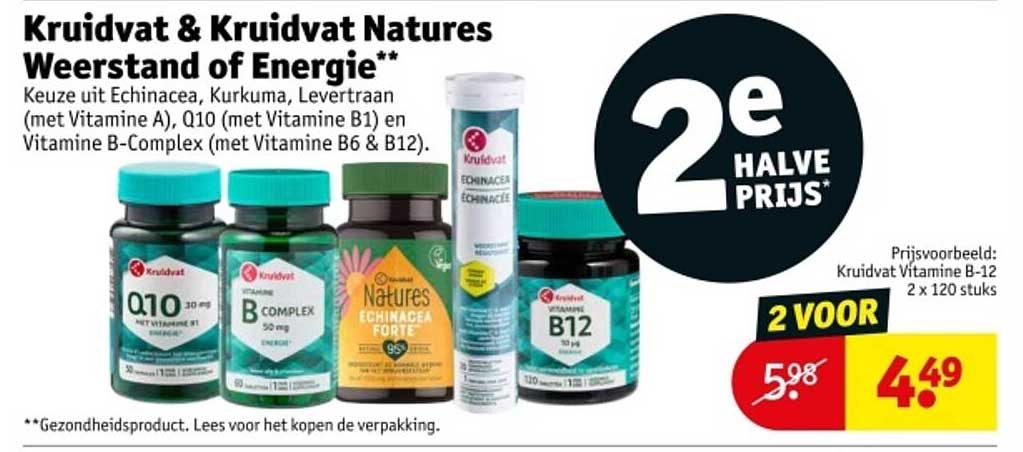 Kruidvat & Kruidvat Natures Weerstand of Energie