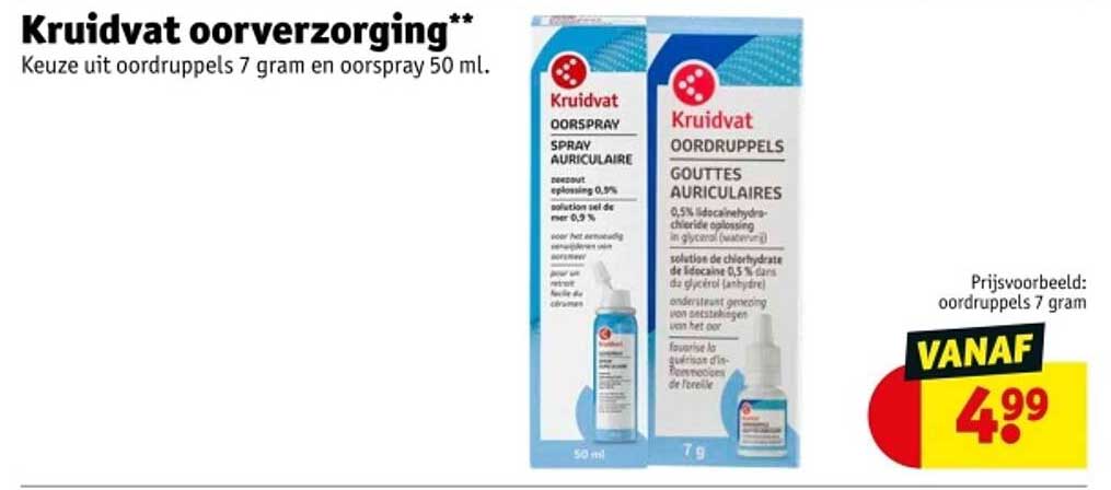 Kruidvat oorverzorging**