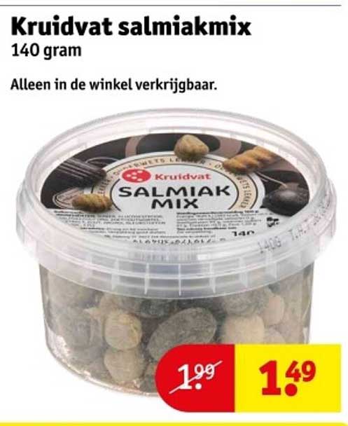 Kruidvat salmiakmix 140 gram