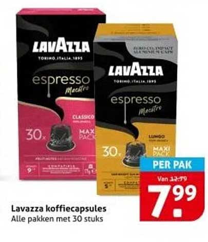 Lavazza koffiecapsules