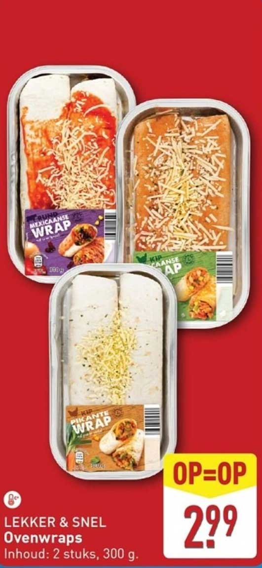 LEKKER & SNEL Ovenwraps