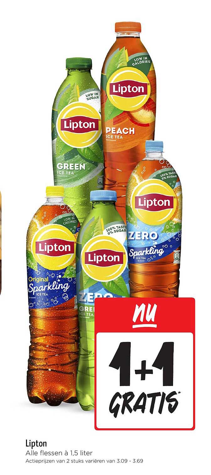 Lipton - Alle flessen à 1,5 liter