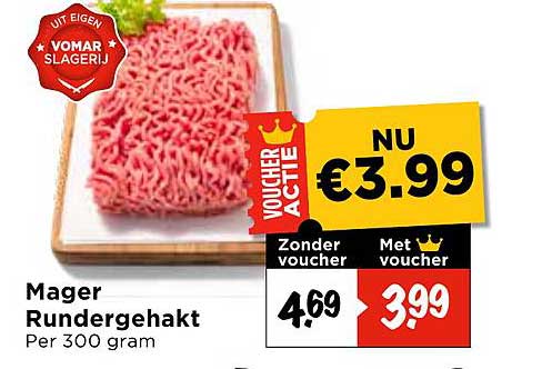 Mager Rundgehakt Per 300 gram