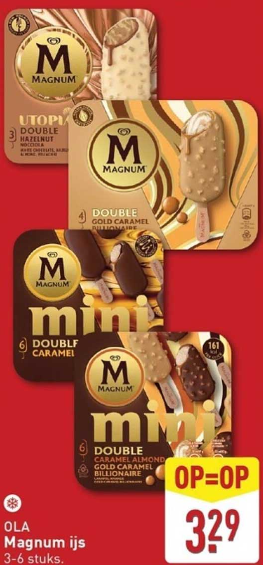 Magnum ijs 3-6 stuks